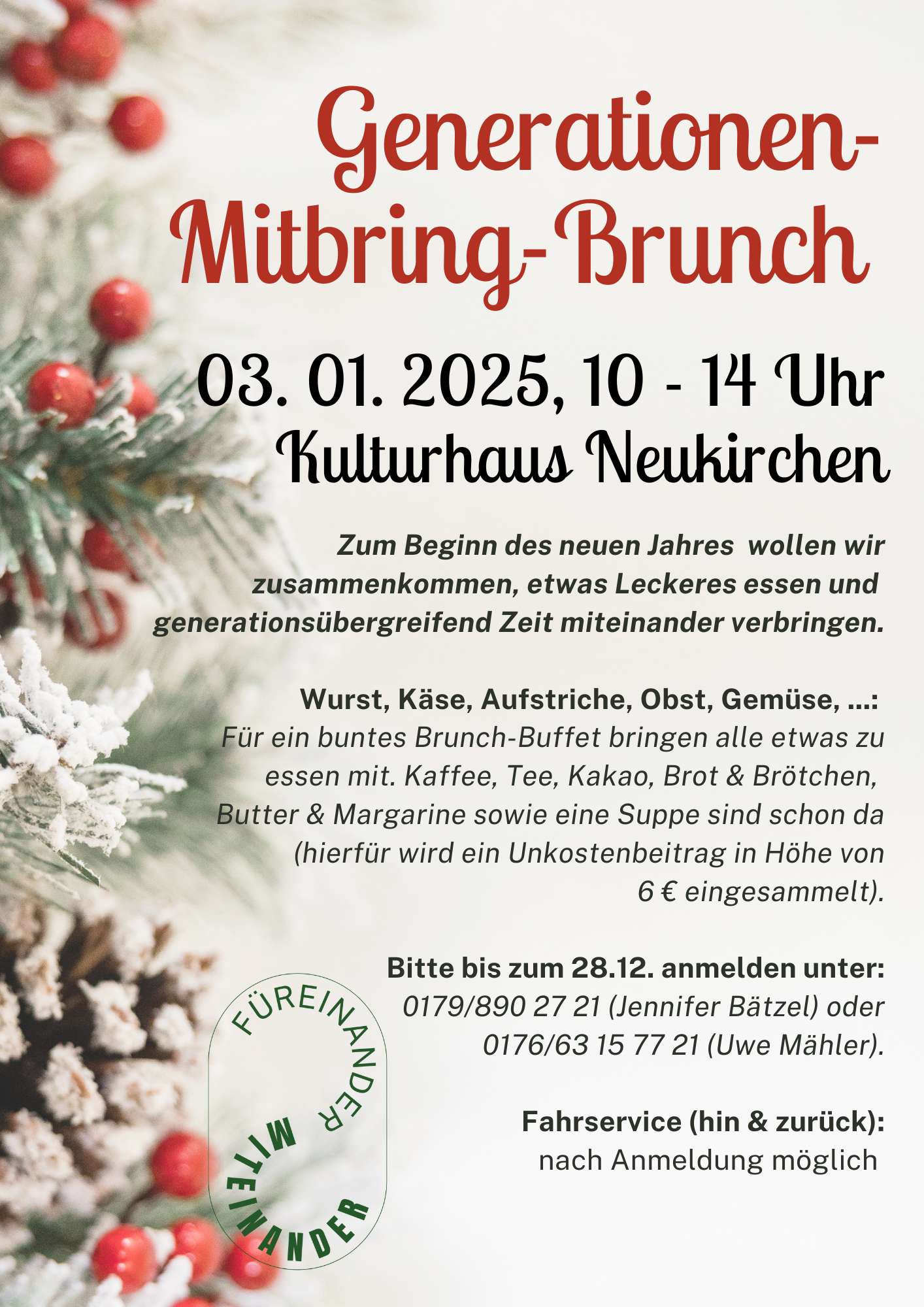 Generationen-Mitbring-Brunch